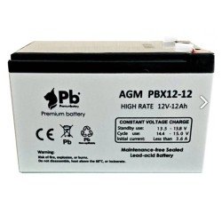 Batería 12V 13Ah AGM| Premium Battery PBX12-12