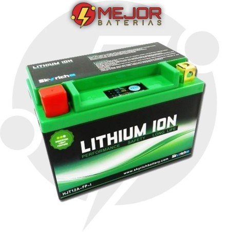 Skyrich HJT12B-FP Litio moto | Batería de Litio (Con indicador de carga)