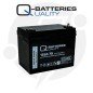 Q-Batteries 12LC-75 | Batería cíclica AGM 77Ah C20 12V