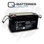 Q-Batteries 12LC-80 | Batería cíclica AGM 80Ah C20 12V