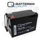 Q-Batteries 12LC-92 | Batería cíclica AGM 93Ah C20 12V