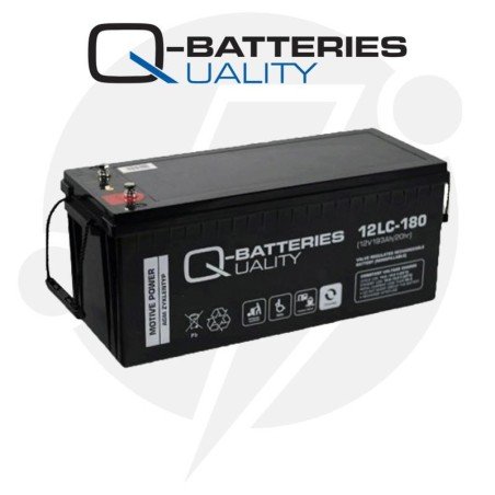 Q-Batteries 12LC-180 | Batería cíclica AGM 193Ah C20 12V