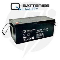 Q-Batteries 12LC-225 | Batería cíclica AGM 243Ah C20 12V