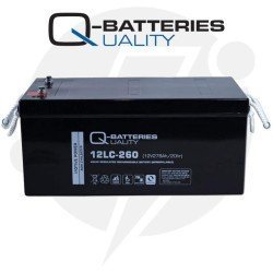 Q-Batteries 12LC-260 | Batería cíclica AGM 278Ah C20 12V
