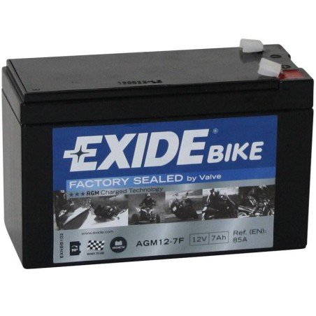 Exide AGM 12-7F | Batería Moto 12V 7Ah