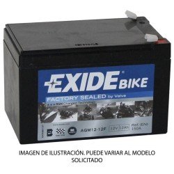 Exide AGM 12-12M | Batería Moto 12V 12Ah