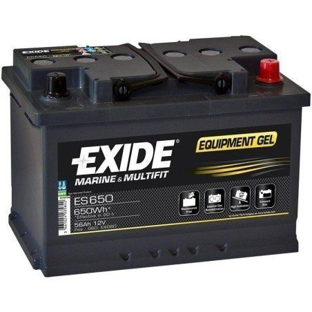Exide ES650 | Batería 12V 56Ah Equipment GEL