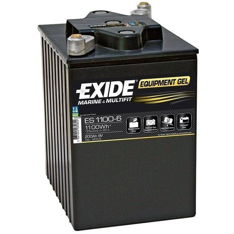 Exide ES1100-6 | Batería 6V 200Ah Equipment GEL