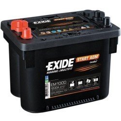 Exide EM1000 | Batería 12V 50Ah Start AGM