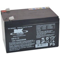 MK Powered ES12-12 | Bateria 12V 12Ah Serie AGM
