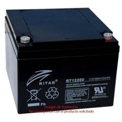 Batería Ritar 12V 4,5Ah AGM. Ref: RT1245S