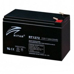 Batería Ritar 12V 7,2Ah AGM. Ref: RT1272