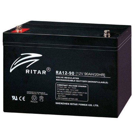 Batería Ritar 12V 90Ah AGM. Ref: RA12-90A