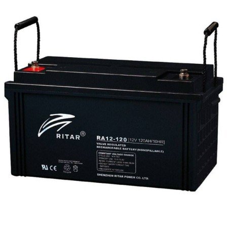 Batería Ritar 12V 120Ah AGM. Ref: RA12-120A