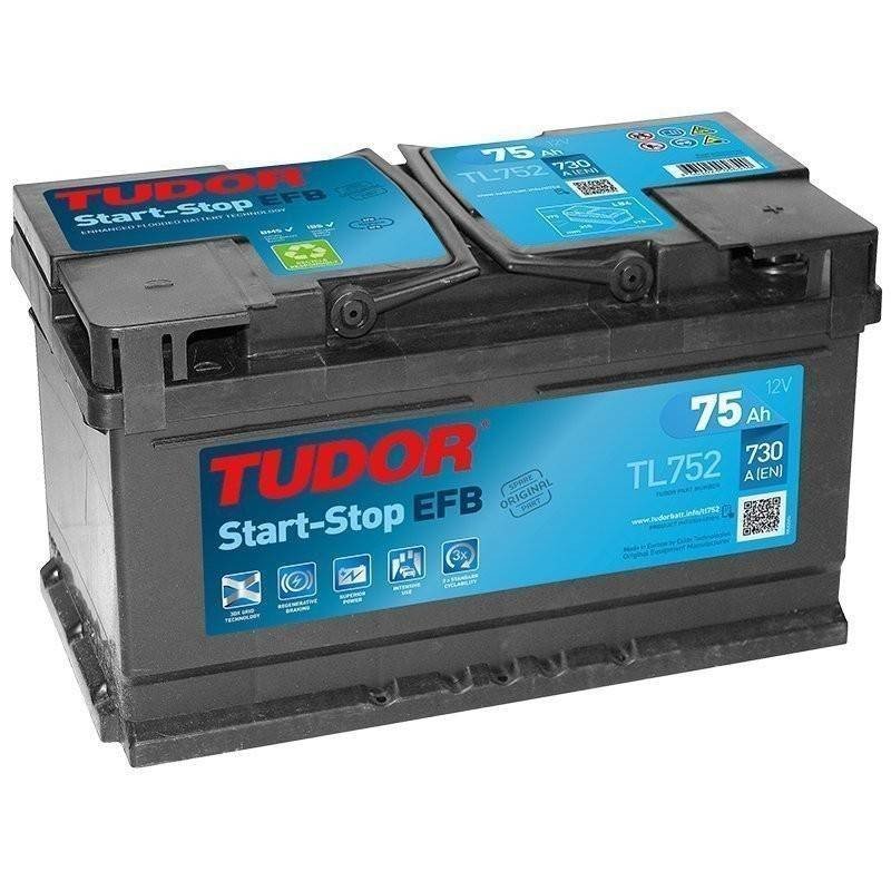 Glorioso harto conciencia ▷ TUDOR TL752 Batería 75Ah Start Stop | Reciente fabricación