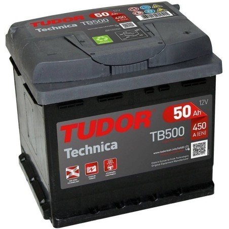 Tudor TB500 | Batería 50Ah 450A Technica